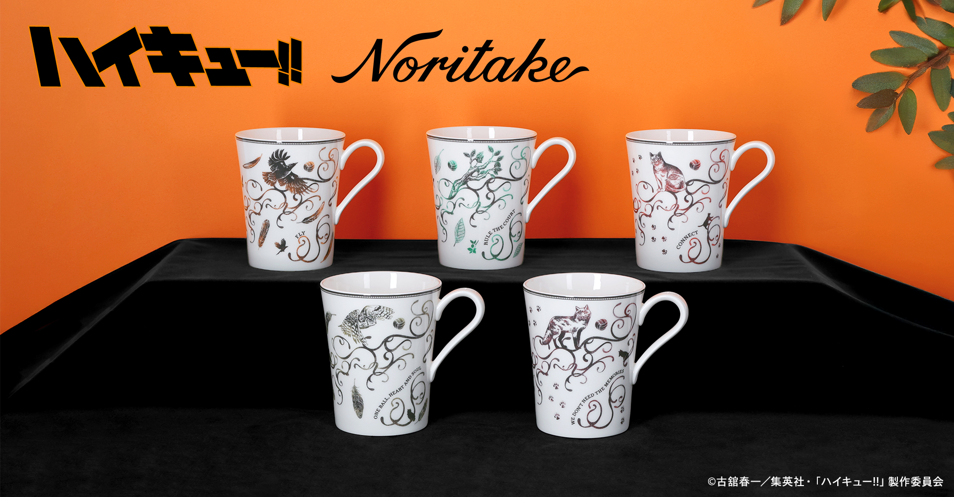 【ハイキュー!!】ノリタケコラボ マグカップ