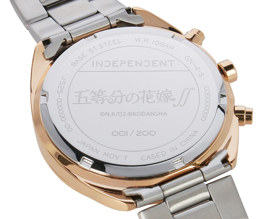INDEPENDENT コラボウオッチ 裏ぶた